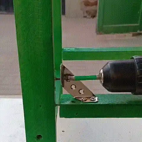 Furniture corner connector animation