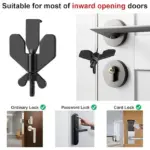 Securagard Portable Travel Door Lock – Compact Stainless Steel Security for Hotels, Airbnbs & Dorms
