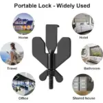 Securagard Portable Travel Door Lock – Compact Stainless Steel Security for Hotels, Airbnbs & Dorms - Image 6