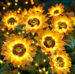 Solar LED Sunflower Garden Lights - Image 6