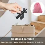 Securagard Portable Travel Door Lock – Compact Stainless Steel Security for Hotels, Airbnbs & Dorms - Image 4