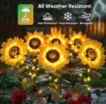 Solar LED Sunflower Garden Lights - Image 8