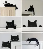 Metal Cat Door Topper – Reversible Decorative Cat Silhouette for Doors & Shelves - Image 10