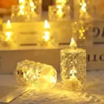 Crystal Flameless Candle Light Set - Image 2