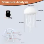LED Gradient Swimming Jellyfish Atmosphere Light - Image 6