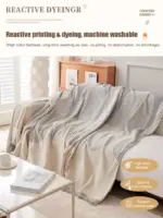 Reversible Chenille Sofa Cover - Image 6