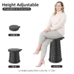Upgraded Heavy-Duty Collapsible Portable Stool - Image 2