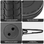 Upgraded Heavy-Duty Collapsible Portable Stool - Image 4