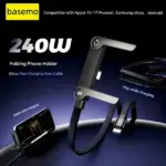 2-in-1 Invisible Holder Charger Cable – 240W Fast Charging Cable with Built-In Foldable Phone Stand